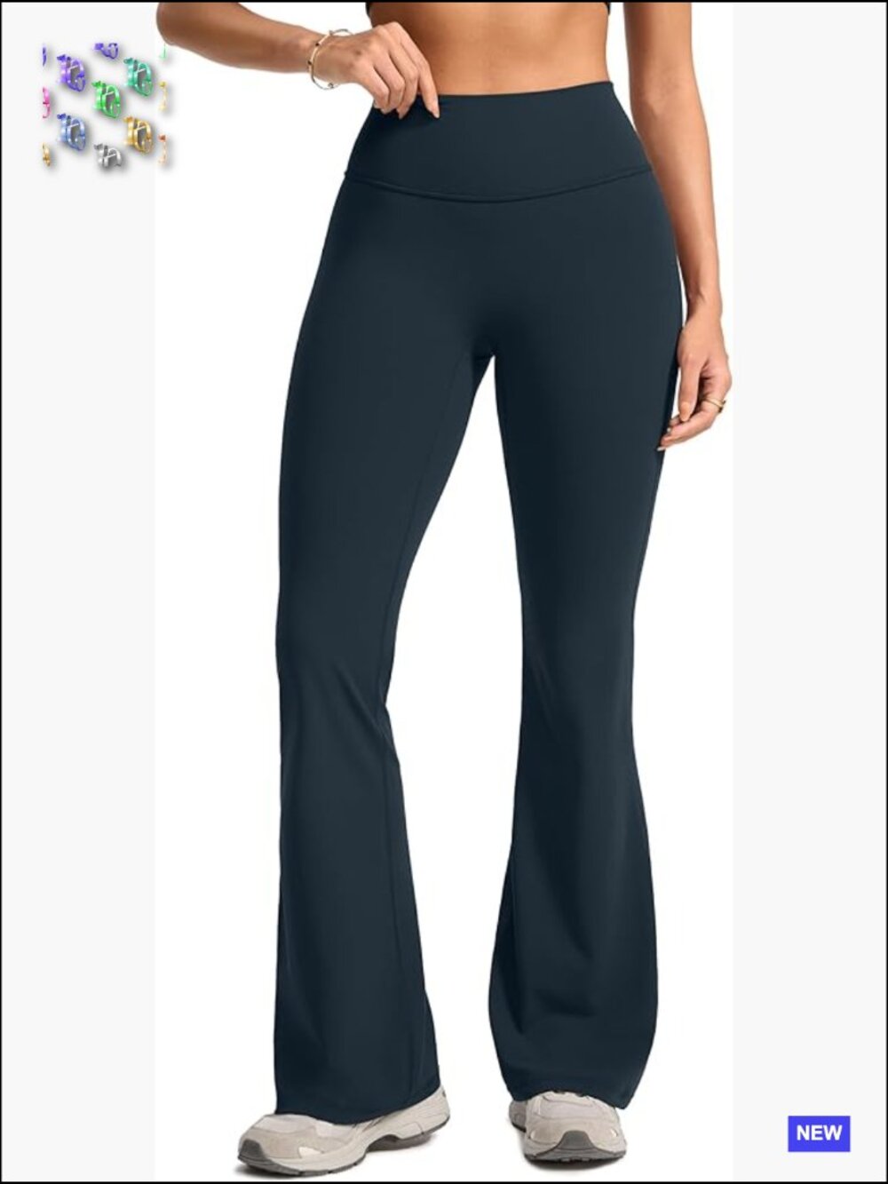 High Waist No Front Seam Scrunch Butt Flare Leggings Bootcut Yoga Pants